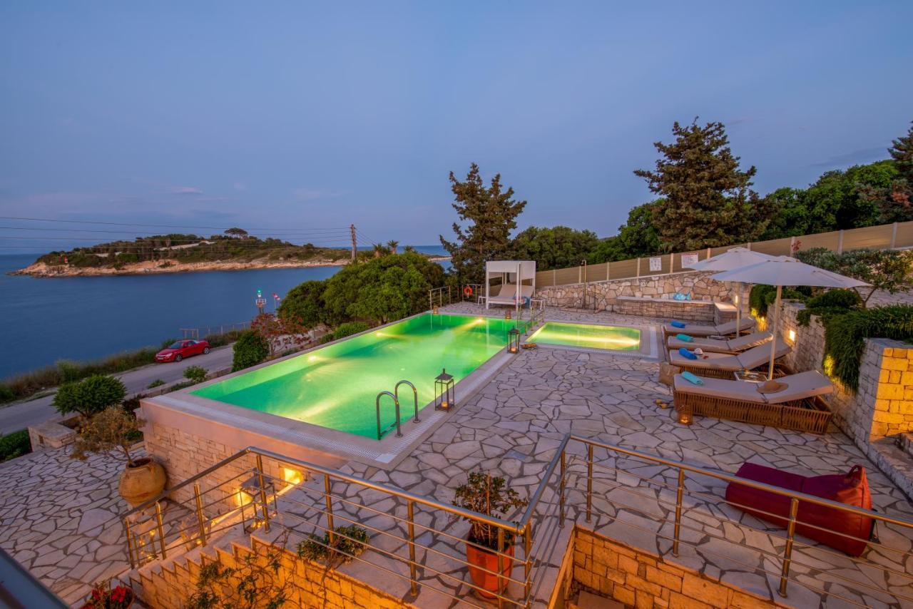 Villa Terra Del Nonno With Sea Views & Pool Gaios Exterior photo